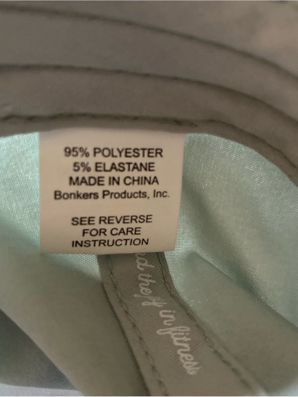 NEW Blogilates-Hat Cap Strap Back Womens Gray Green PonyTail Gym/Yoga Pilates OS - Picture 5 of 8